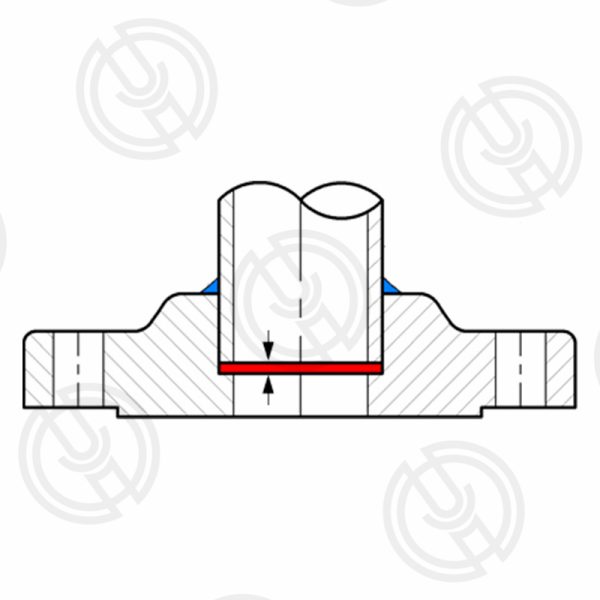 Socket Weld Flange Installation diagram
